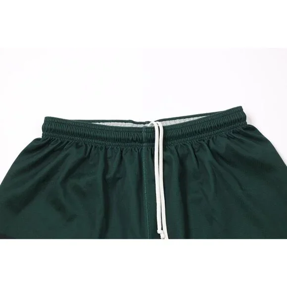 Nike Mens L Team Issued Michigan State University Basketball Shorts Green USA